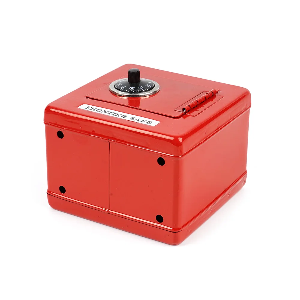 Safe Material Saving Toy Rotating Combination Lock Storage Box Money Bank Security cash box