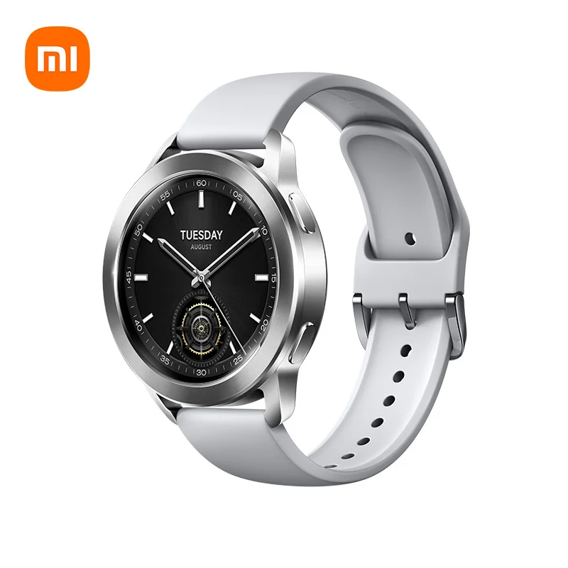 Global Version Xiaomi Watch S3 1.43' AMOLED Screen HyperOS Mi Smartwatch 5ATM Waterproof Blood Oxygen GNSS GPS 486mAh Battery