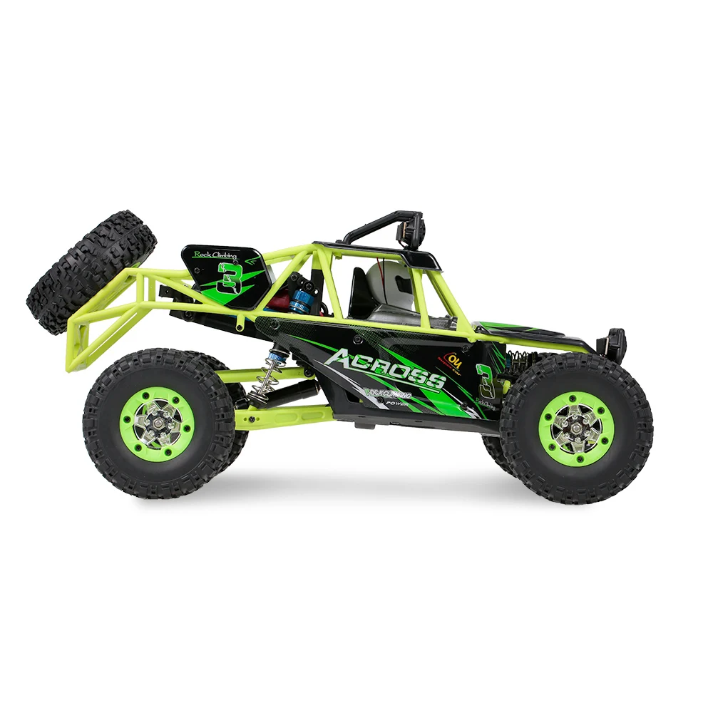 Wltoys 12428 RC Car 4WD 1/12 2.4G  Electric Brushed Racing Crawler RTR 50km/h High Speed Off-Road Car Remote Control Car Toys