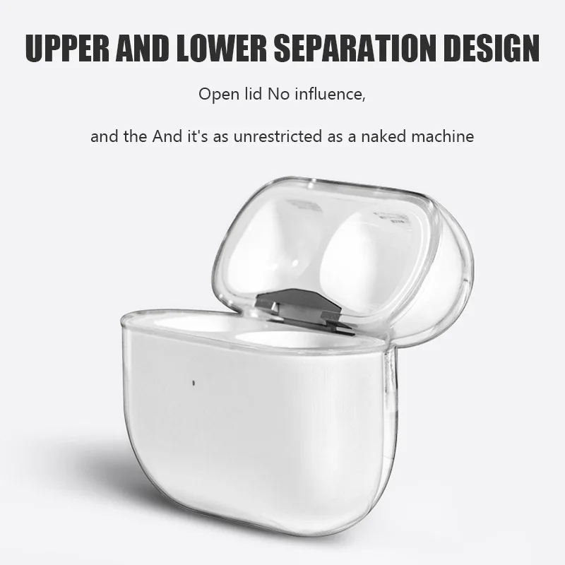 Тонкий прозрачный чехол из ТПУ для наушников Airpods