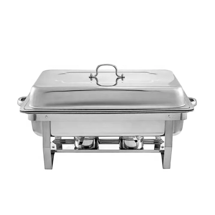 Hotel restaurant food heater catering equipment stainless steel buffet food warmer chafing dish