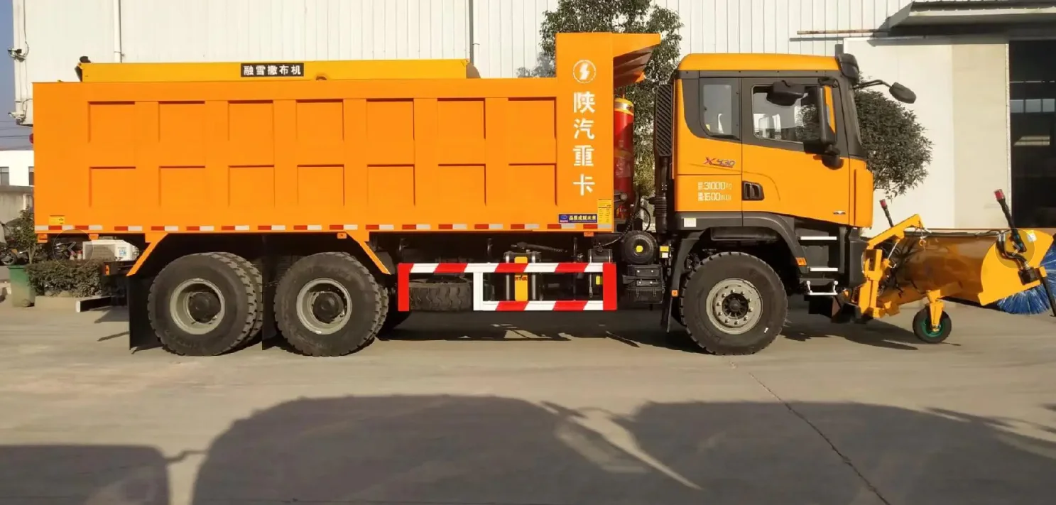 Shaanxi Automobile Heavy Duty Truck Delong L3000 Standard Edition  220HP 4X2 snow plow truck