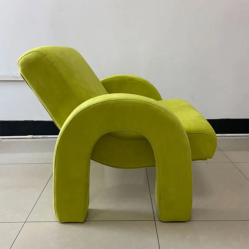 living waiting room relax fabric lounge chair