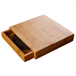 Eco Friendly Gift Case Handmade Pallet Exquisite Design Natural Bamboo Tea Packing Box