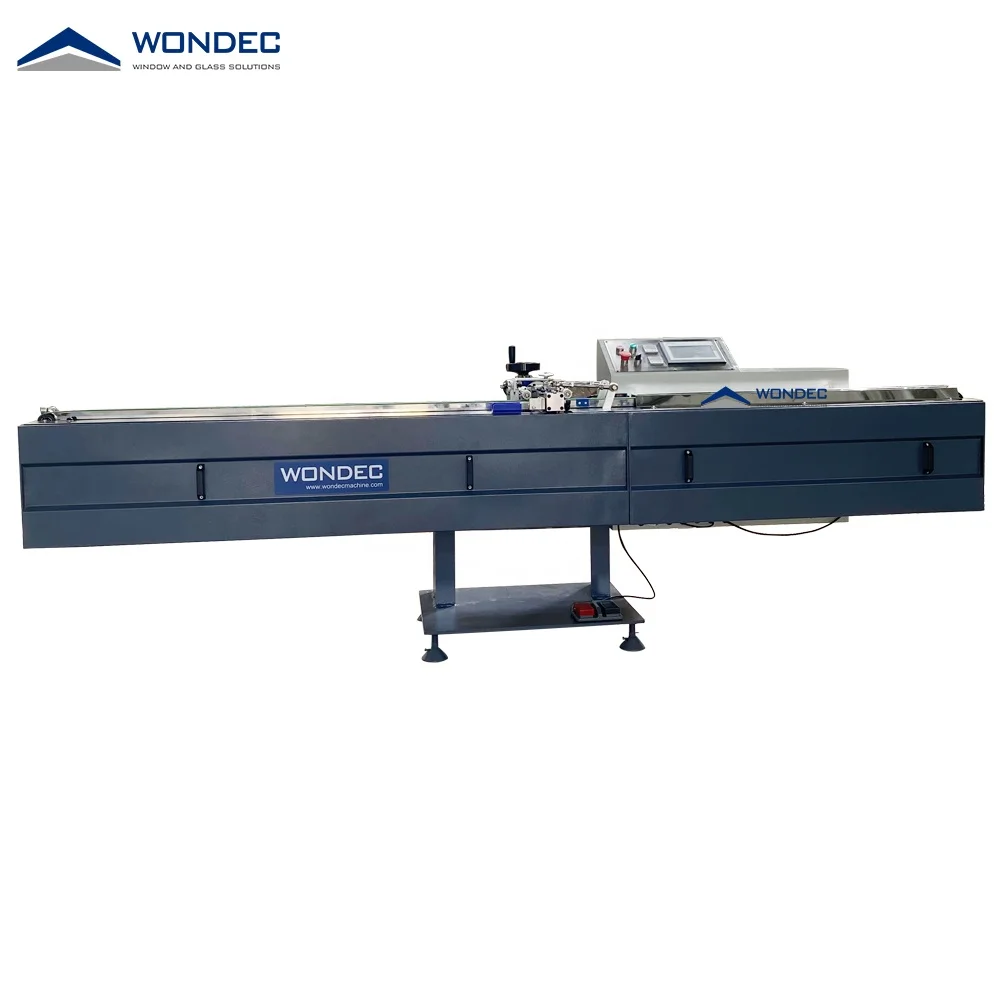 WONDEC High Performance Insulating Glass Primary Sealing Machine Horizontal Automatic Butyl Extruder with Tank Capacity 14kg