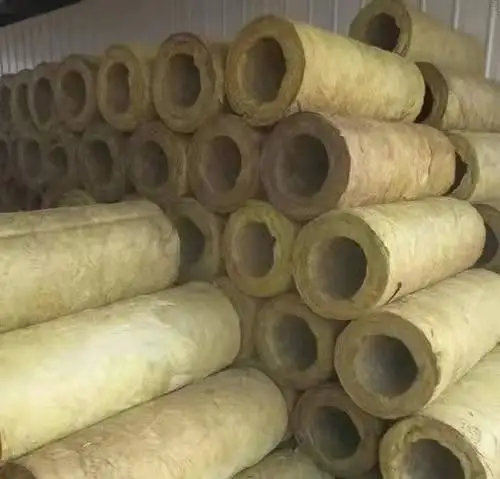 Factory direct sales of low price high quality rock wool pipe used for pipeline anti-corrosion insulation