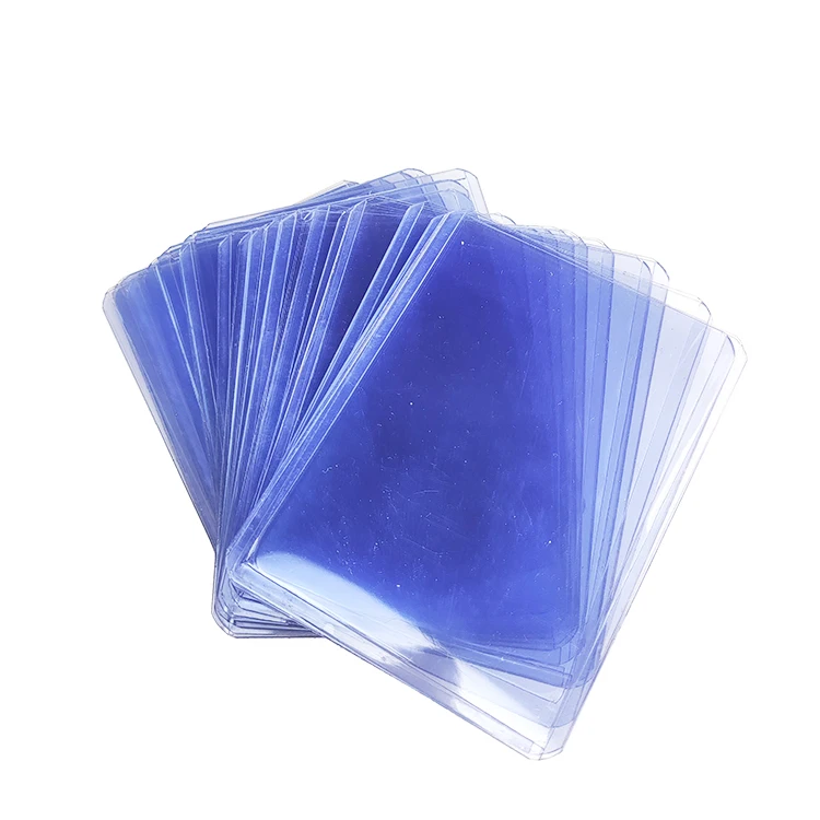 Plastic Card Holders Top Loader ID card Holder 3x4 inch Large Vertical Clear Plastic business case