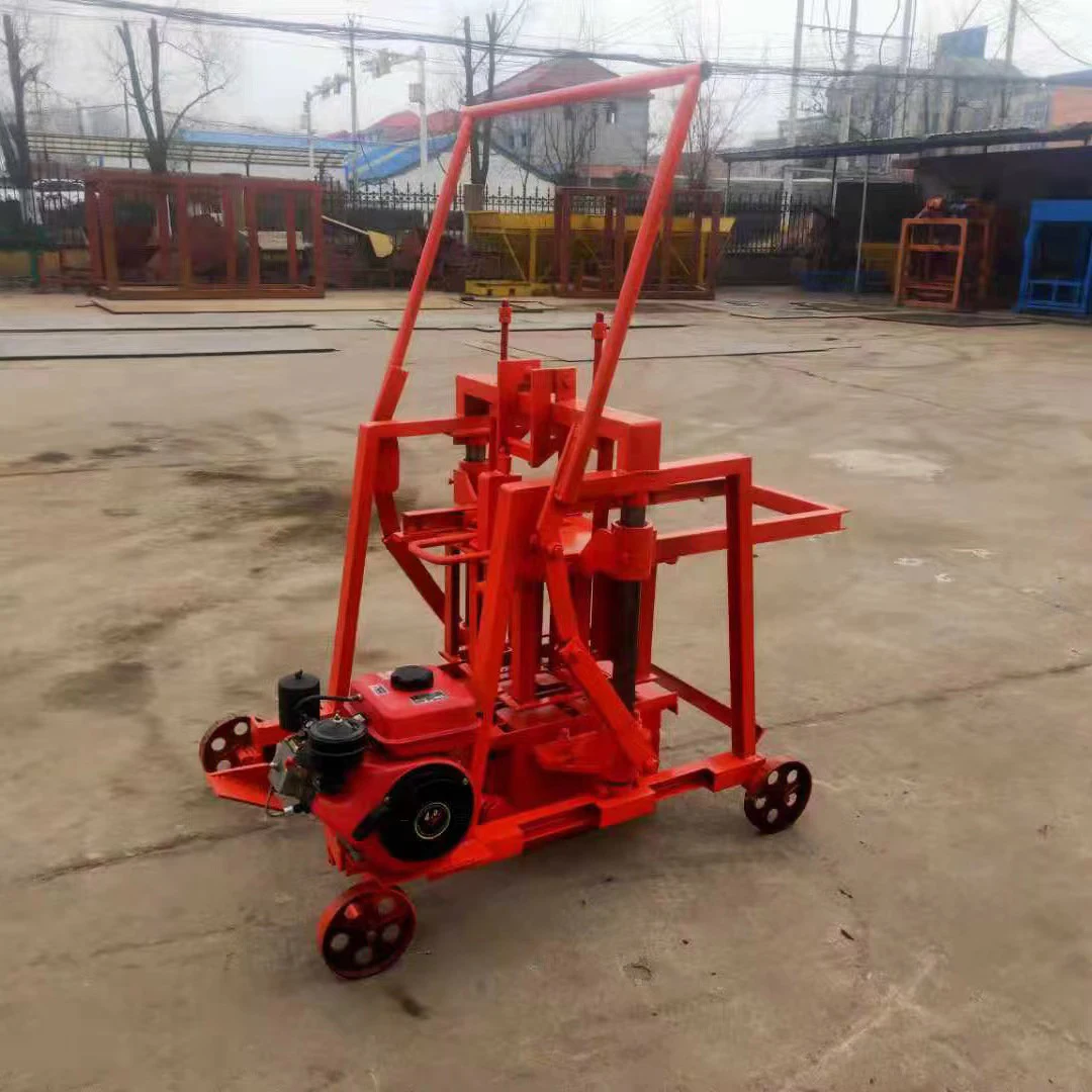 Manual semi automatic interlocking hourdis smart habiterra paver hollow cement concrete block making machine for concrete bl
