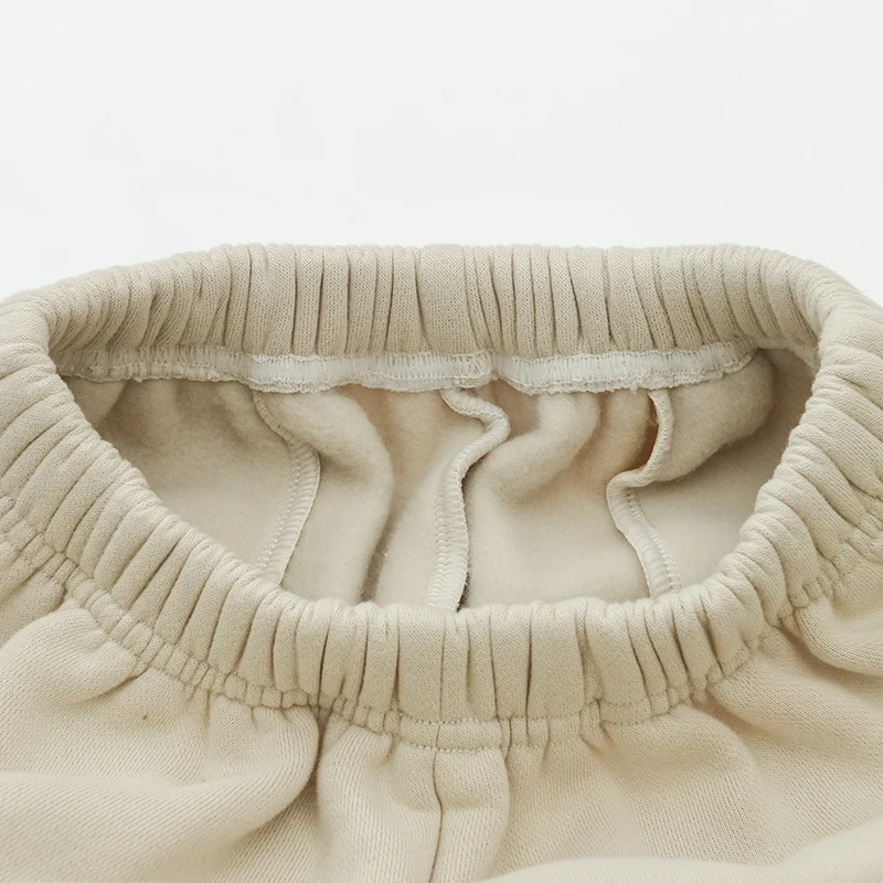 Winter Wholesale Clothes Baby Solid Color Pants & Shorts Toddler Girls Soft Fleece Fabric Kids Pants