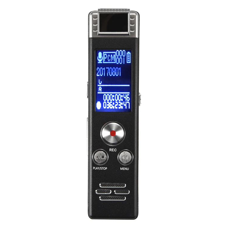 Professional Digital Voice Recorder for Lectures, Meetings, Interviews  8GB Audio Recorder Mini Portable Tape