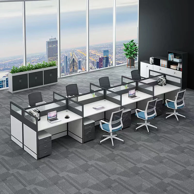 Современный Рабочий стол модульный офисный перегородки рабочая станция