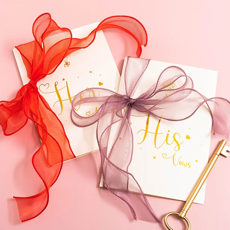 Wholesale  Wedding  His And Her Wedding Vow Books For Wedding Custom