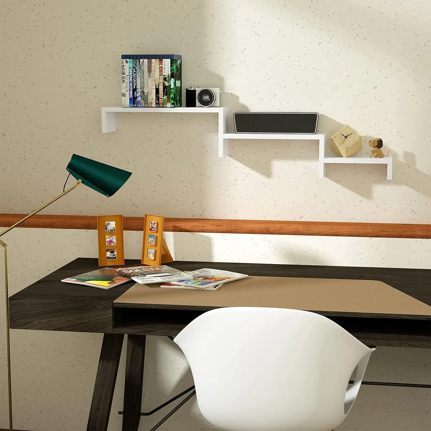 Wall Corner Floating Shelves Wall Mounted Rustic Wood Shelves