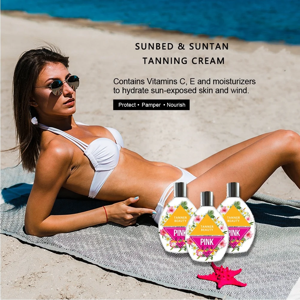 Private Label Sunbed And Suntan HOT TINGLE Extreme Intensifying Tanning Accelerator  Cream