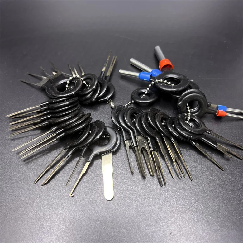 66pcs 38/36/28/18/11/8/3pcs Steel Terminal Removal Tool Kit Car Pin Extractor Tool Set Release Electrical Terminal Ejector Kit