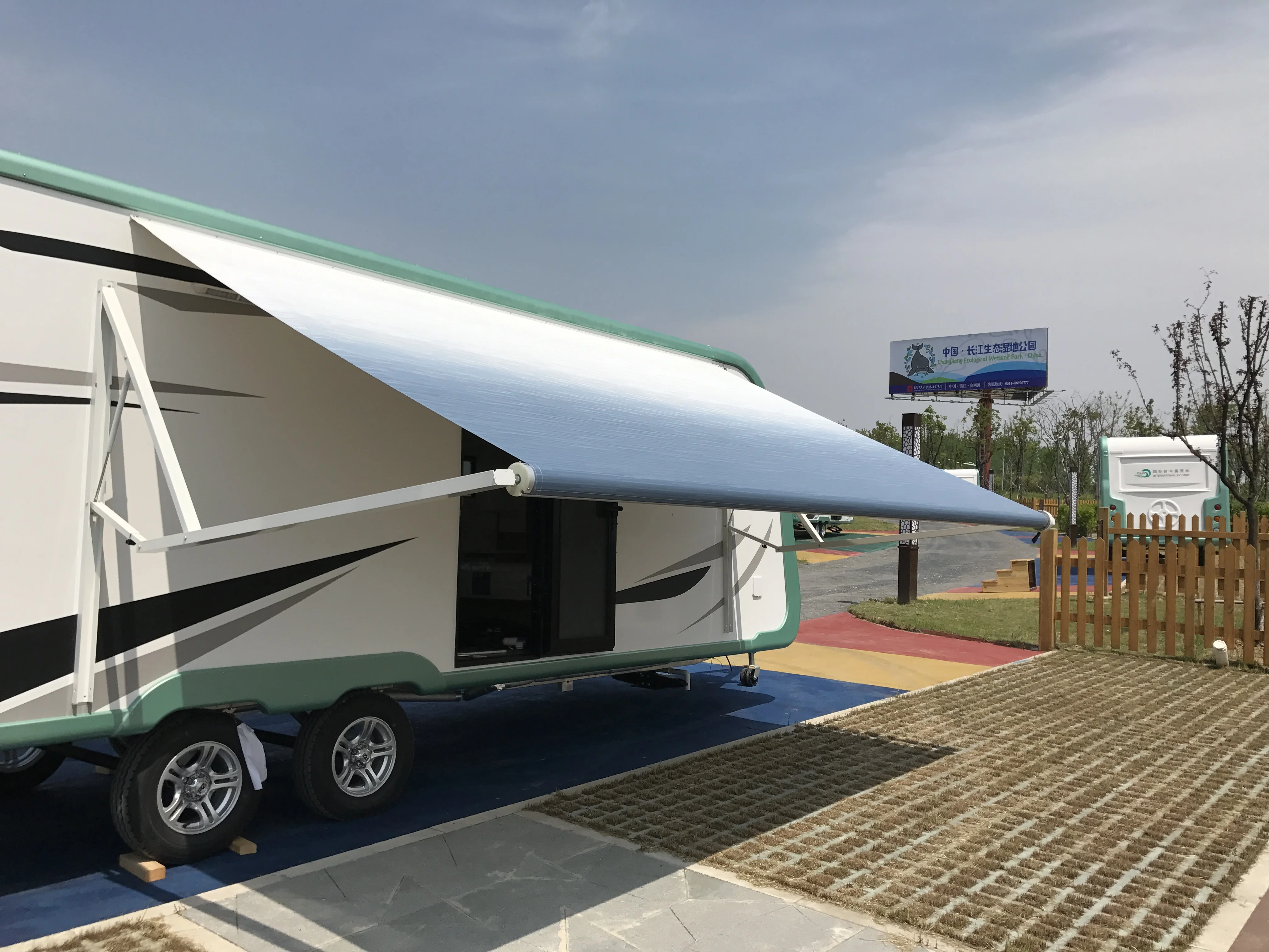 Motorized Power Roll Out Caravan accessories RV Awning