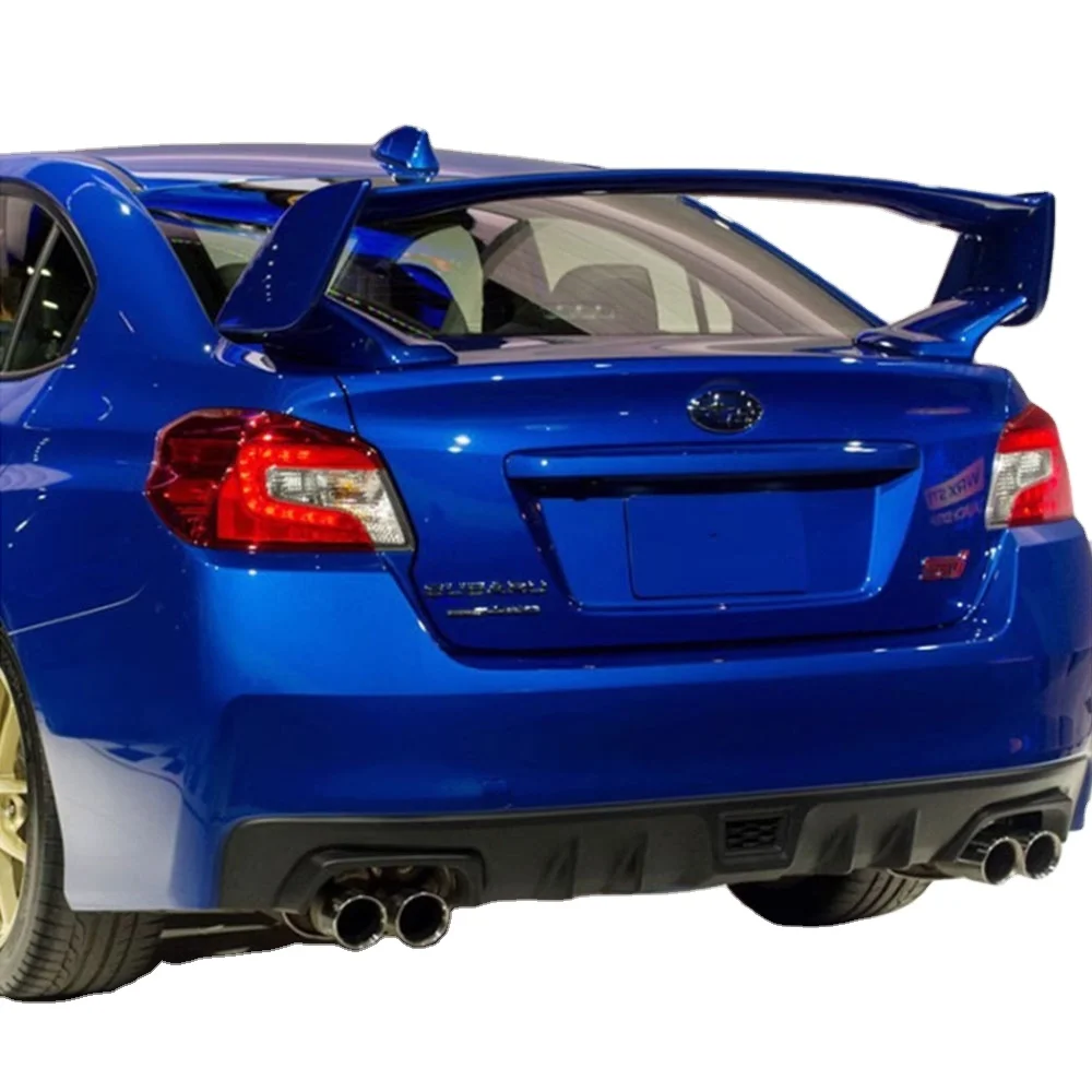 Автомобильный спойлер для Subaru WRX 3 шт. большой багажника аксессуары 09-15 Bodykit карбоновый Неокрашенный Черный абс материал 2013 +