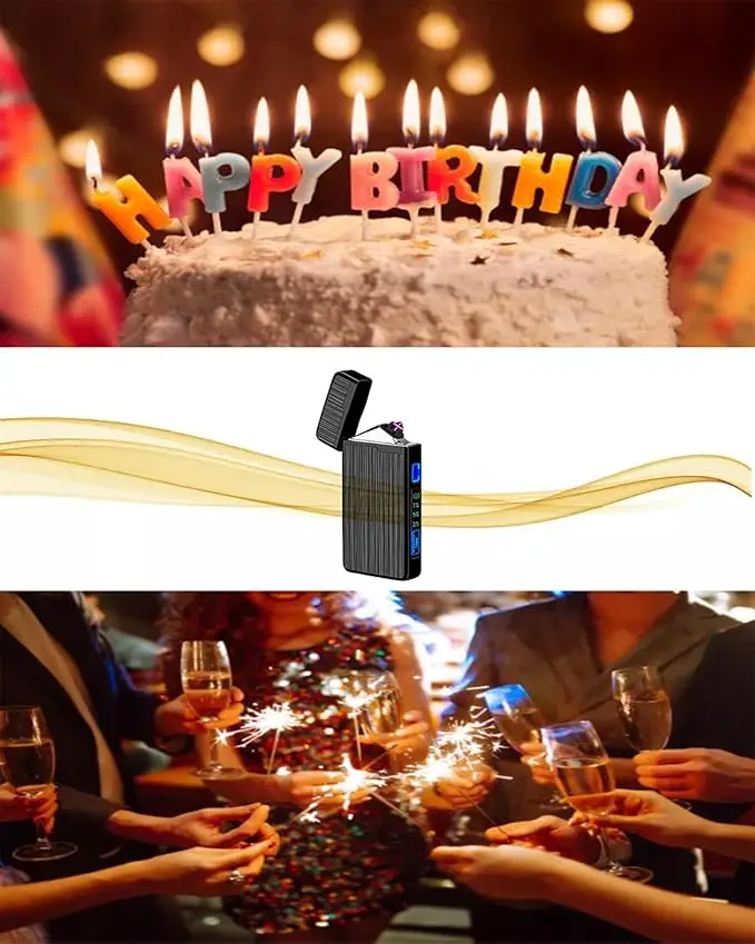 Lighter USB Electronic Rechargeable Lighter Portable Lighter with Switch