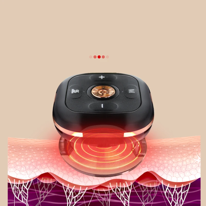 Manufacturer Smart Ems Electric Detoxification Relief Cupping With Heating Function