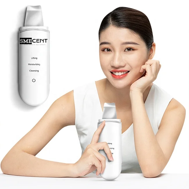 Wholesale Powerful Skin Scrubber Ultra Sonic Skin Spatula Scrubber Device Face Skin Scrubber Ultrasonic