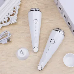 Newest multifunctional red blue light photon therapy beauty device hot cold hammer facial massager