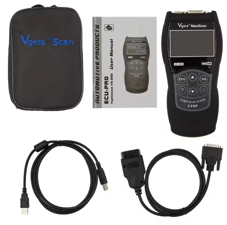 Low Price Supporting Multi-language Vgate Scantool Maxiscan VS890 OBD2 CAN-BUS Vehicle Code Scanner VS890 Vgate Diagnostic Tools