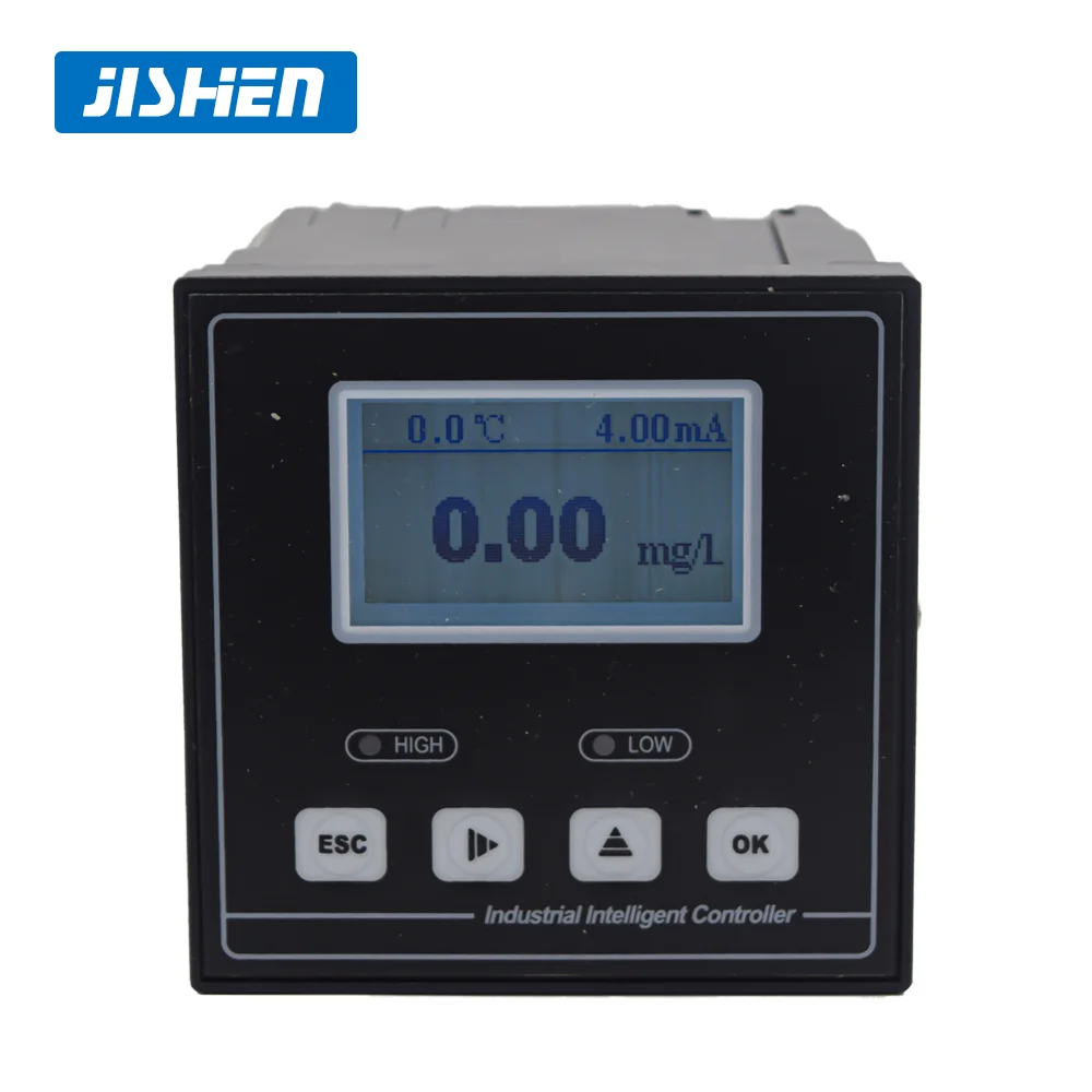 Water dissolved oxygen analyzer measure DO meter optional high and low limit dual relay control is available