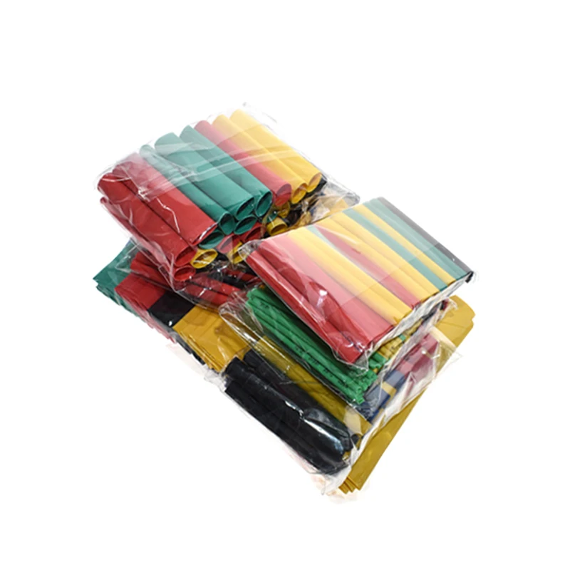 Shrinking 328Pcs  328Pcs Car Electrical Cable Tube kits Heat Shrink Tube Tubing Wrap Sleeve Assorted 8 Sizes Mixed Color