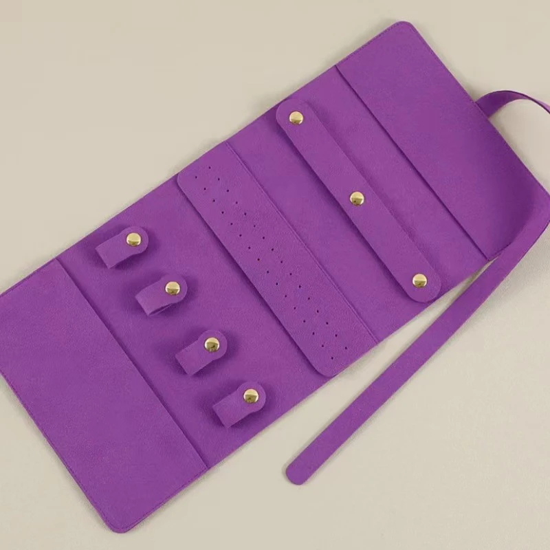 2024 Creative Multi-Color Artificial Leather Storage Bag for Key Jewelry Watch Necklace