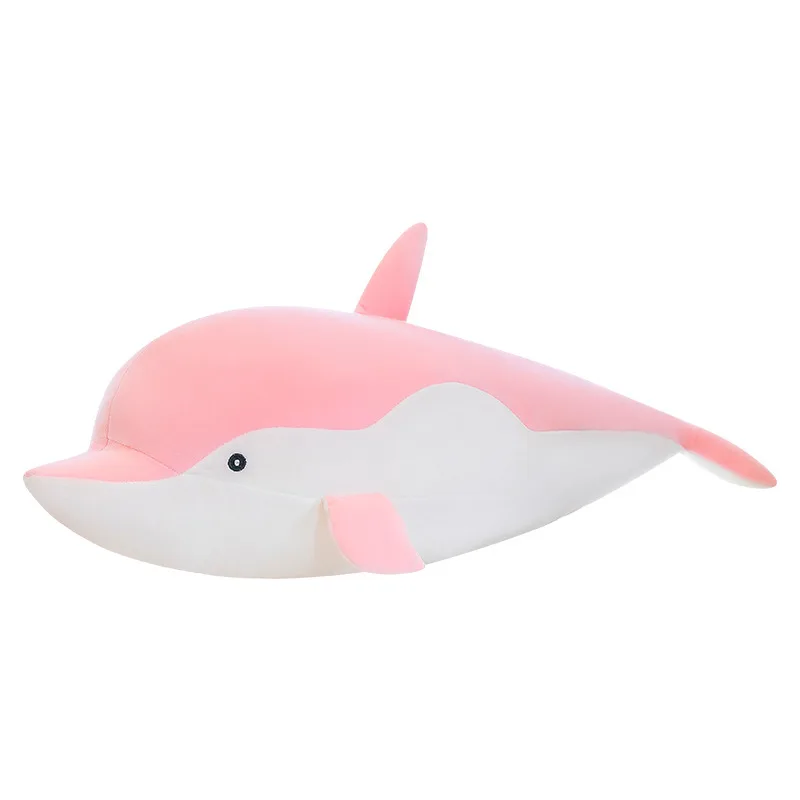 DH3244 Wholesale Internet high Quality Cute Custom Hot Sale Spandex Super Soft Stuffed Marine Animals Plush Pillows Dolphin Toy