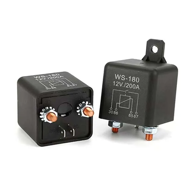 Direct selling high-power 24V120A starter relay modified car total power switch/motor 4-pin relay