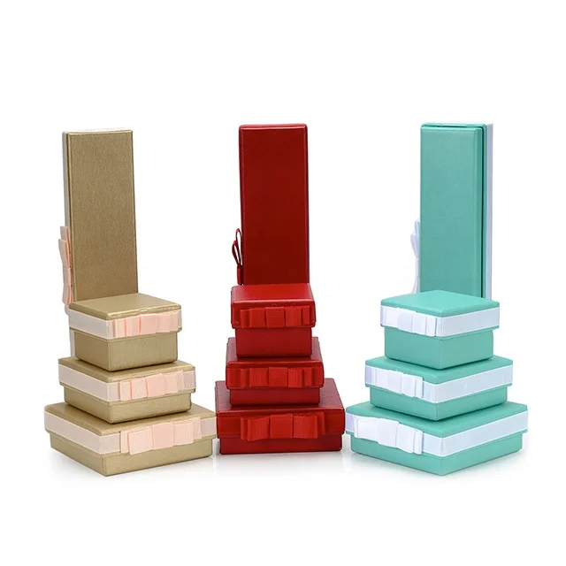 Wholesale jewelry paper jewelry boxes can be customized