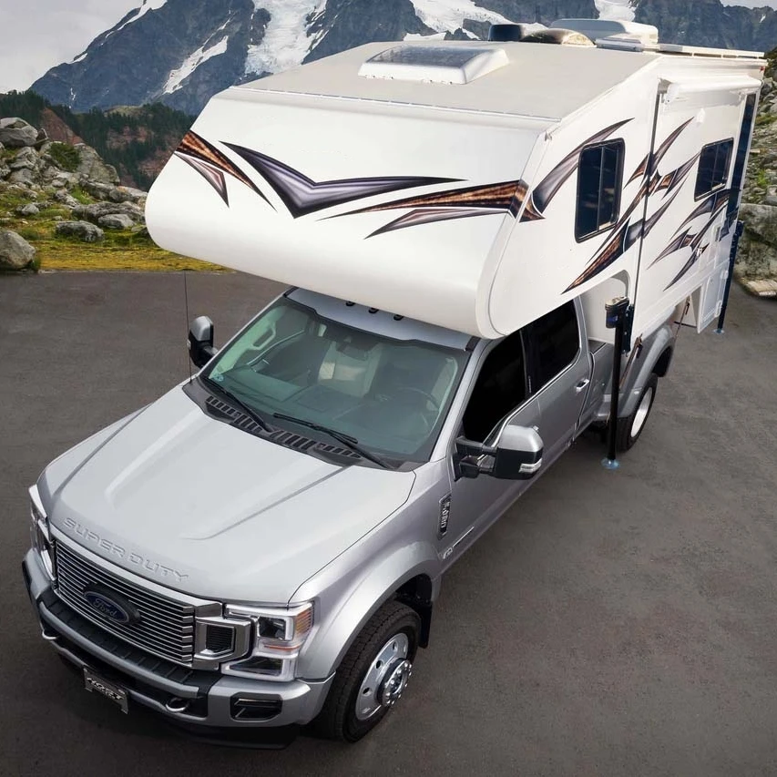 2024 Fiberglass Travel Trailer Demountable Offroad Campers for Camper Truck Pickup for Sale