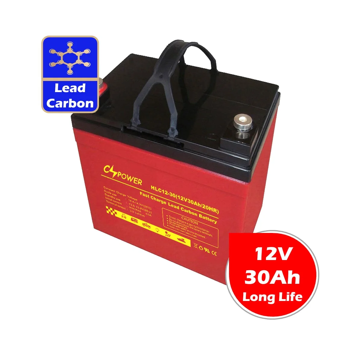 CSPower 12V30Ah UPS Battery- BTS Systems, UPS Systems, Telecom Systems Chinese Manufacturer HLC12-30