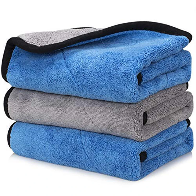 Wholesale Microfiber Coral fleece Professional Car Detailing Towel Super Absorbent Quick Drying Soft Car Towel