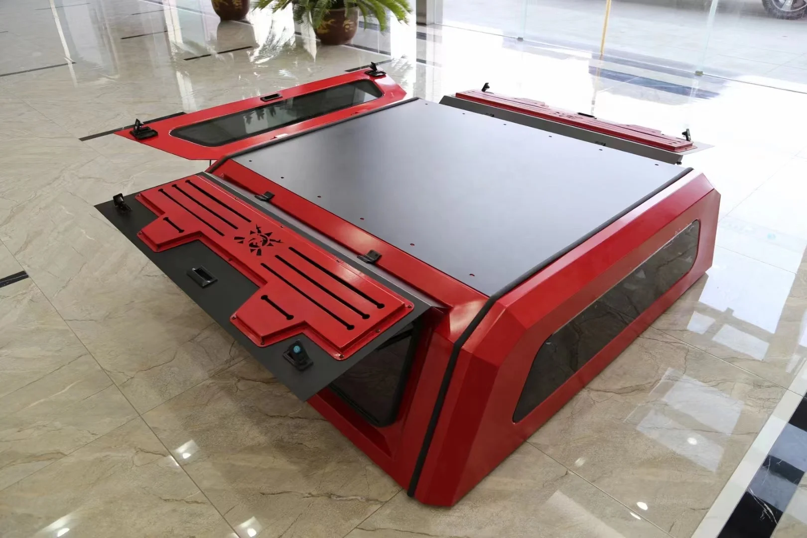 Lightweight Aluminium Alloy Hardtop Topper Camper Truck Canopy for  Tundra Hilux Tacoma F 150 Raptor ranger