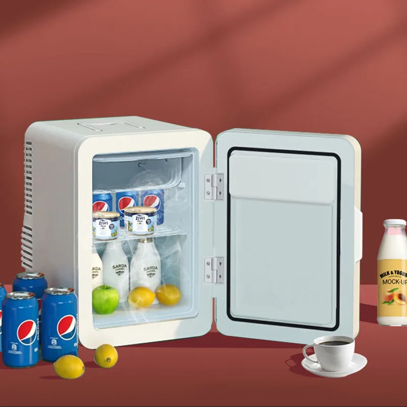 Cheap Frigidaire Vintage Style White Mini Compact Fridge 22L Cold and Heating With Freezer Temperature Control for Bedroom Dorm