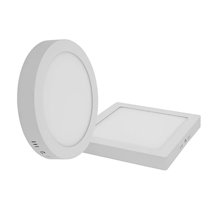 Factory price CE RoHS white indoor round 120mm 170mm diameter surface mount recessed 6W 12W 18W 24w led panel light