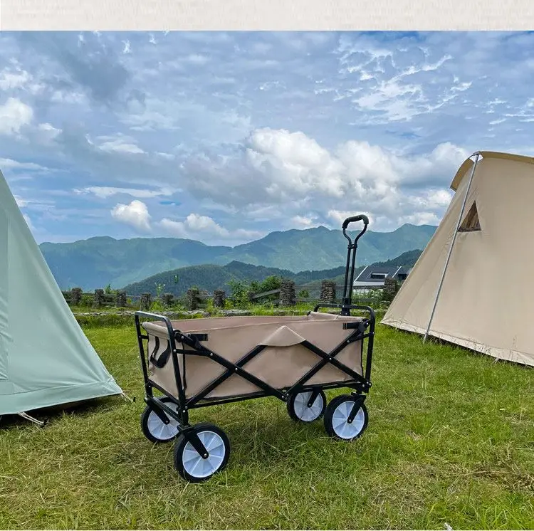 Outdoor Cheap Removable Wheels Park Utility Kids Camping Collapsible Folding Wagon