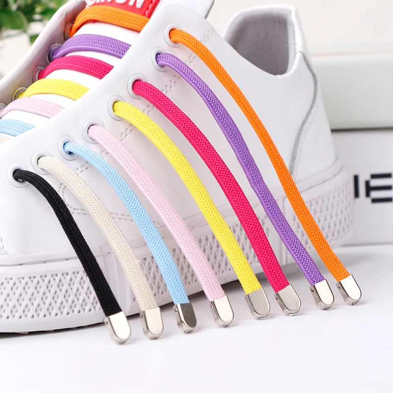 Wholesales Hot Selling No Need Tie Elastic Shoe Lace Lock No Tie Shoelace