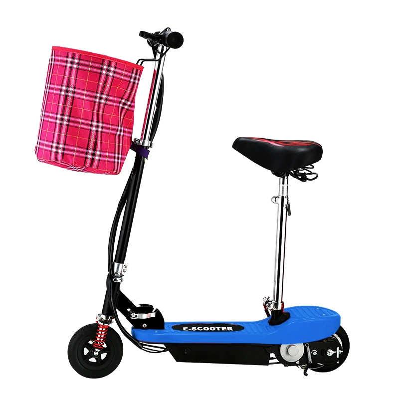2 Wheels Electric Scooter including car basket portable for adult with baby seat