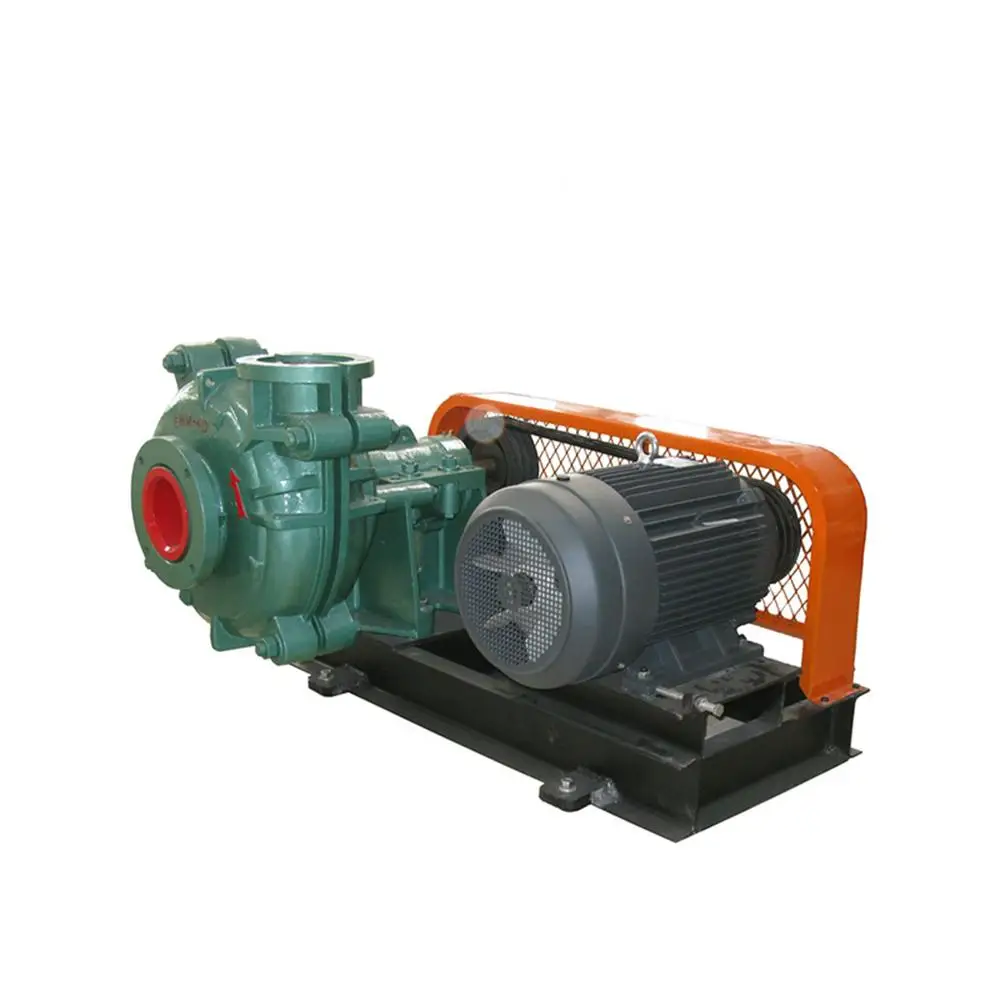 Horizontal mining low PH acid mineral slurry discharge pump