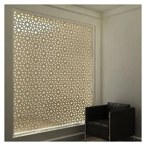 Middle Eastern Style 304 Stainless Steel Surrounding Decorative Material 316 Matt Sliding Door Wall Partition Interior Divider