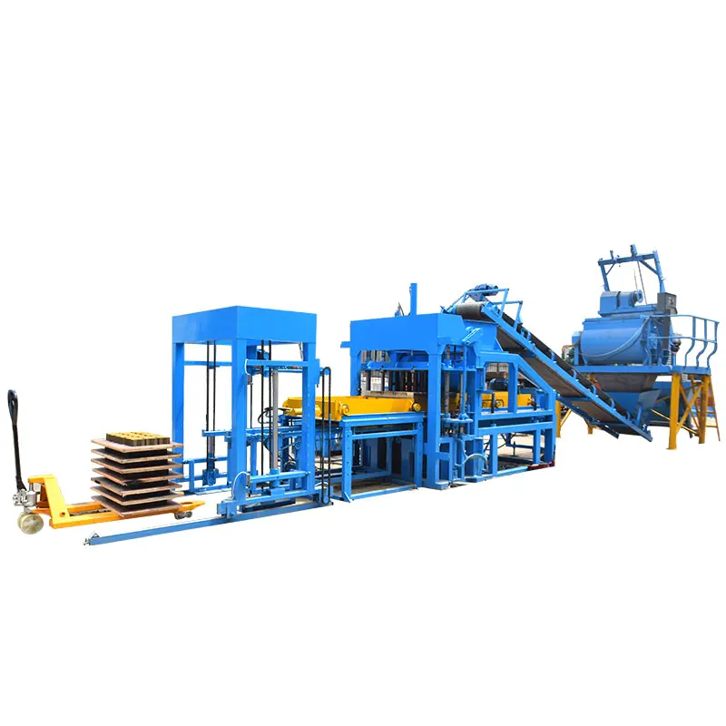 ZEYU Factory Manufacture High Quality QT4-15 Automatic Hydraulic Fly Ash Interlocking Brick Concrete Cement Block Machine
