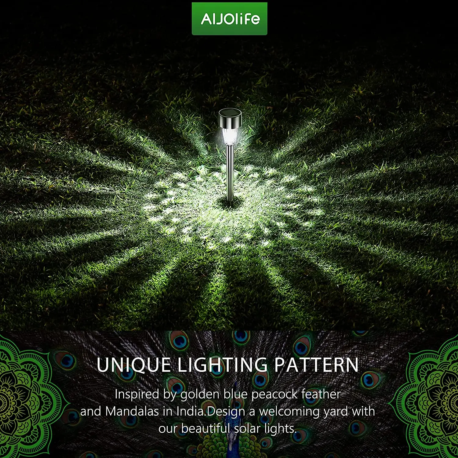 Dropshipping Outdoor Wholesale Lawn Decoration Stainless Steel Led Solar Lights For