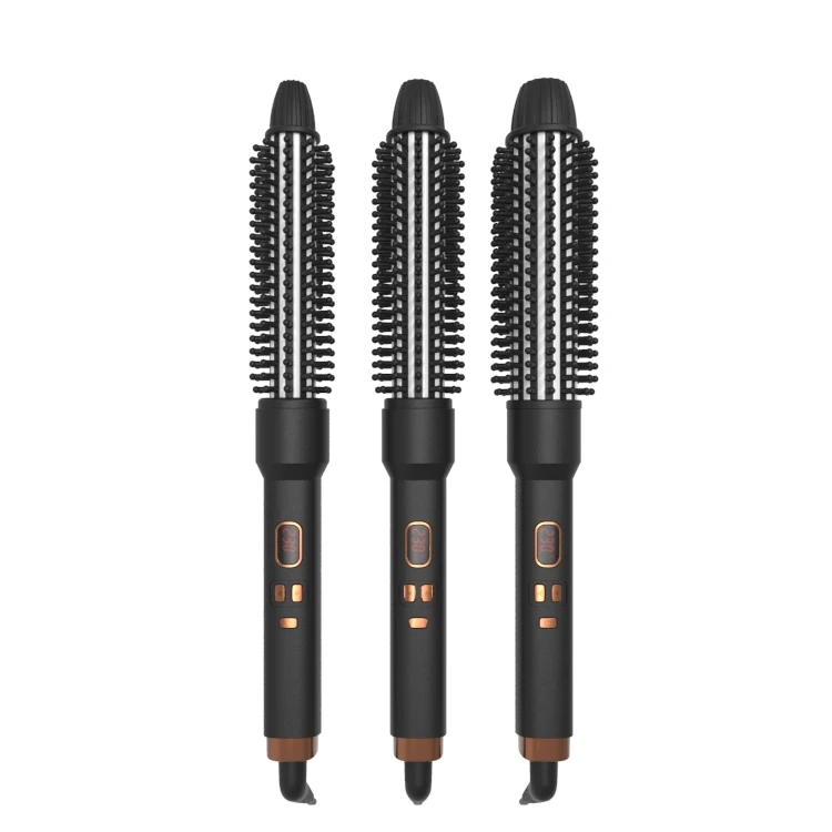 2021 Hot Sell No Heat Hair  Curler Straightener Brush Comb
