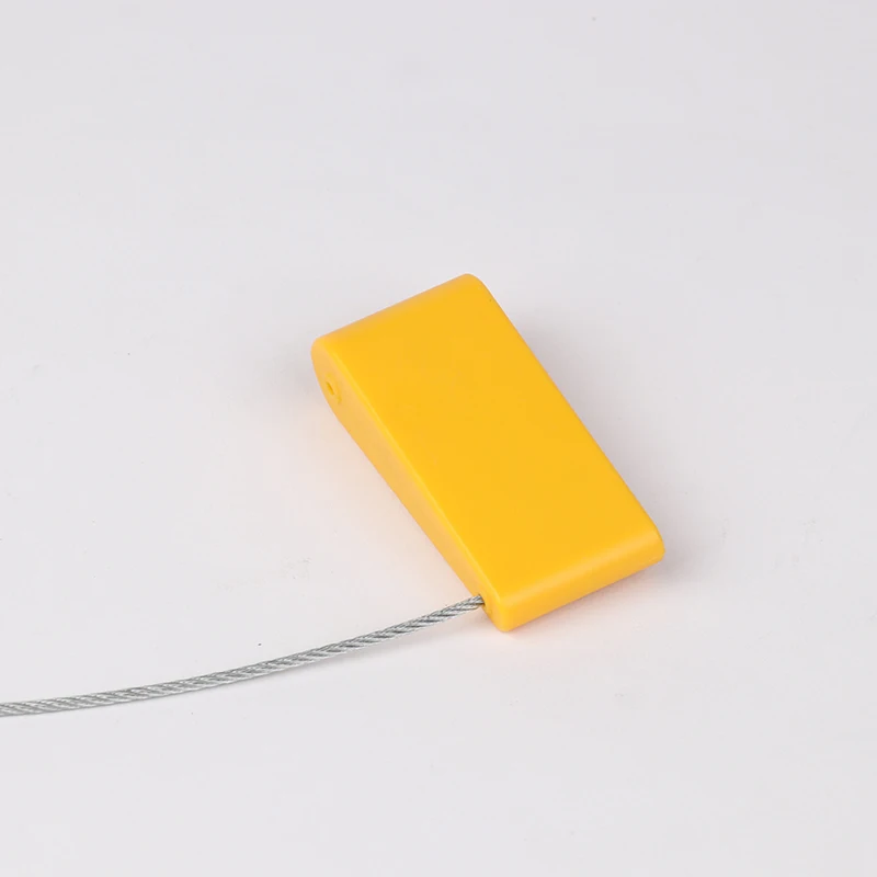 RFID Steel Wire Seal Disposable UHF G2im Chip Laser Logo Ribbon RFID Electronic Label Lead Seal