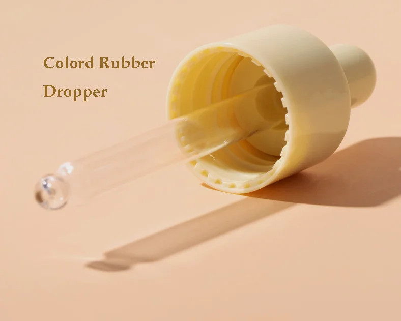 Colored Packaging Container Custom Luxury Cosmetics Bottles Perfume Frosted Glass Hair Essential Oil Dropper Bottle BJ9