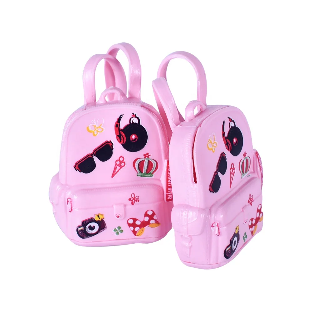 Doll School Stuff Mini School Supplies Doll School Accessories Mini Pink Doll Backpack