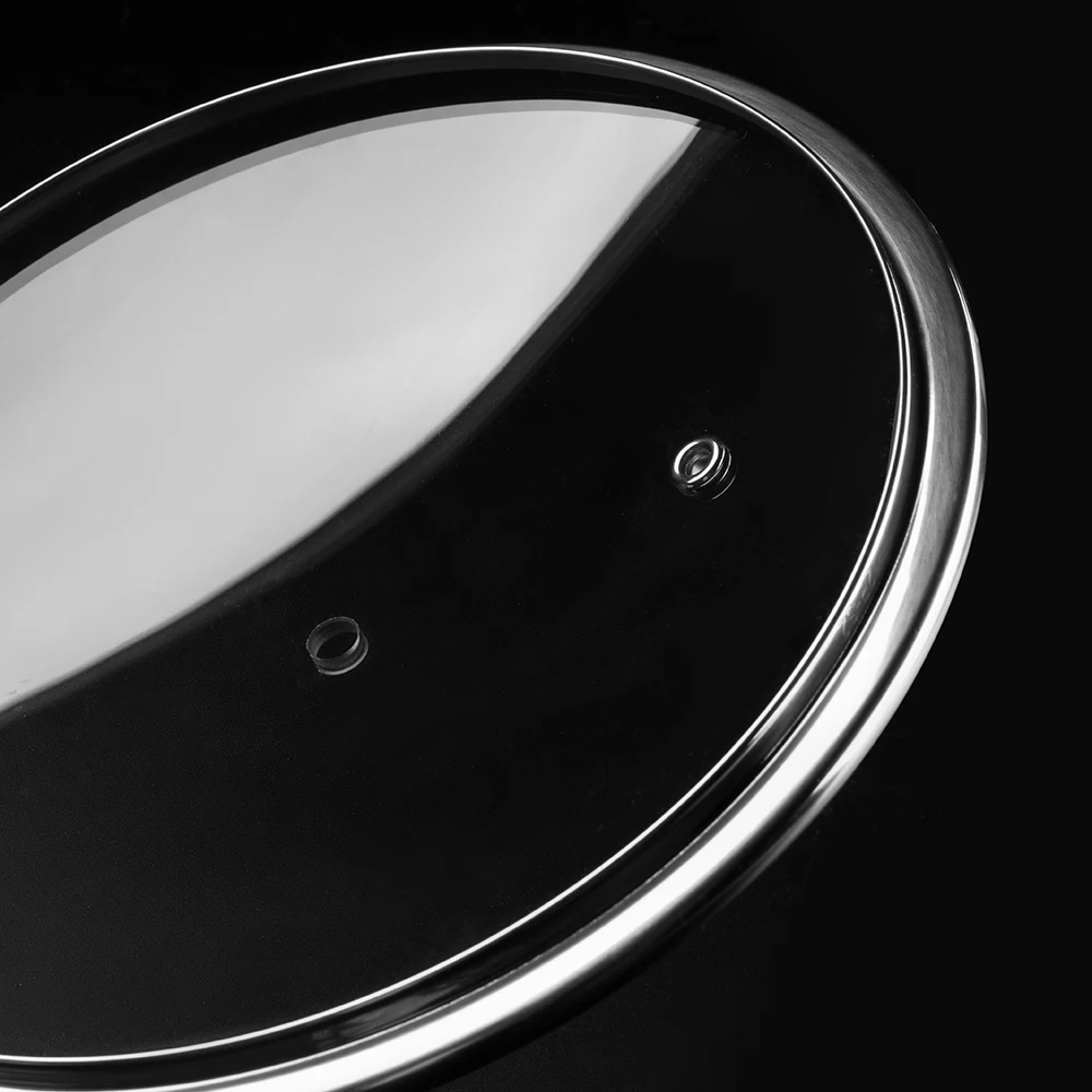 Cookware Part Factory Sale G Type Tempered Glass Lid Pan Lid Cover for Deep Fry Pan